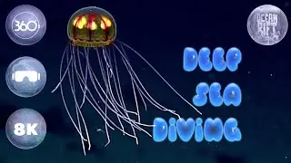 🎐 Deep sea diving in 360° 🌊 Ocean Rift VR [8K]