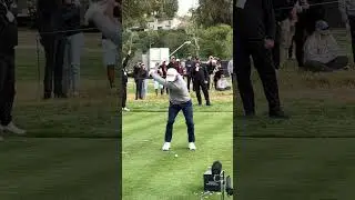 Collin Morikawa slow-mo FO swing  