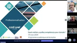 Webinaire de professionnalisation Transition Écologique - 19 mars 2024