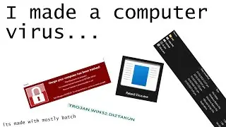 i made my own computer virus