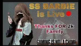 🔴 UC GIVEAWAY - CLAN WAR - SS Barbie Chill Live  Stream - PUBG MOBILE  