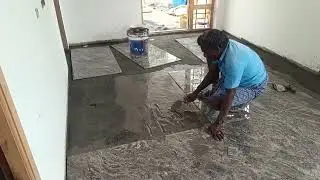 #flooring tile laying work 4×2#tile work🚧#latest tiles design#construction #price 50 rs per sq
