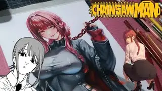 Drawing Hot Makima - Chainsawman