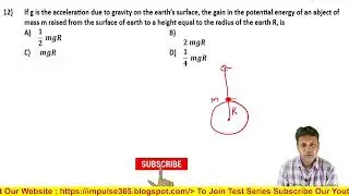 Q12 Work Energy and Power Level 1 Test 2