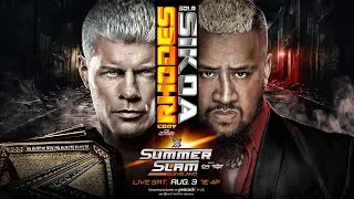 WWE SummerSlam 2024 - Cody Rhodes vs Solo Sikoa