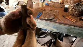 Резьба по дереву.Изготовления уголка из простой пилы.