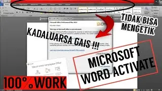 microsoft word tidak bisa mengetik