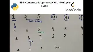 1354.-Construct-Target-Array-With-Multiple-Sums | Leetcode