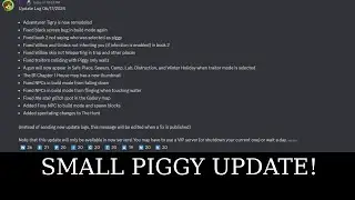 Roblox Piggy Updated! What's new?