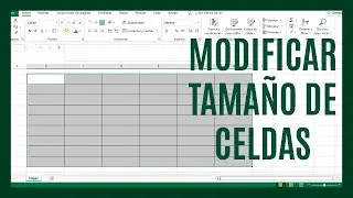 Excel - Change cell size