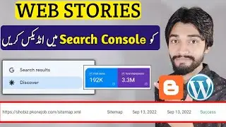 Index Web Stories in Search Console | Submit Web Stories Sitemap in Console [ Blogger/WordPress ]