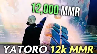 Yatoro 12,000 MMR reached — what a LEGEND