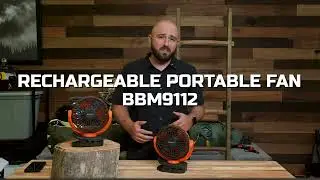 Blackfire Rechargeable Portable Fan Explainer Series | BBM9112