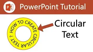 how to circular text in powerpoint || how to curve text in powerpoint