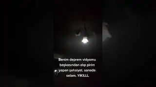 Depremden kaçmayan adam lan yığıll :D #short