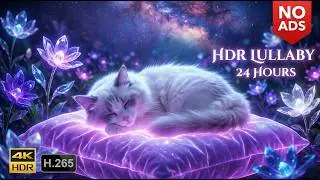 Best Lullaby Music for Cats 🐈 24 Hours of Music that Cats Like, Cats Love Music 💤 No Ads 4K HDR