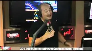 Cauet a peur et ne tient pas son pari !