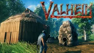 Что за пушка, а не дом в Valheim | Valheim #9