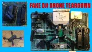 Fake dji drone teardown (faulty) and test flight. #rcdrone #repair #teardown #disassembly #diy #fpv