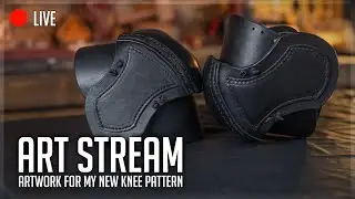 🔴LIVE - Knee Armor Art