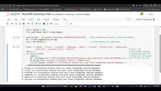 Python Automated Table Creation & Data Fill Up on Jupyter Notebook