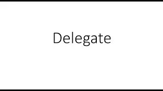 Delegate en C#