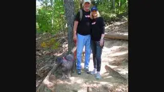 Betty's Hike at Indian Fort Mountain with Husband, Rick, and Dog, Remy