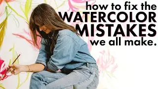 The FOUR Most Common Watercolor Mistakes