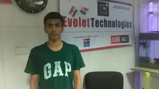Internship Program - Evolet Technologies, Bangalore