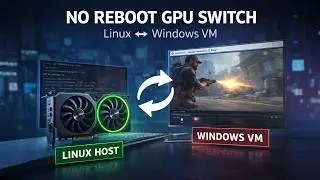 Switch Between Host & VM GPU Live (No Reboot, VFIO)