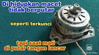 Cara memperbaiki dinamo mesin cuci tidak berputar hanya