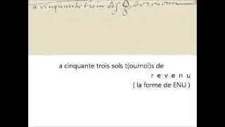Généalogie Initiation 188 à la Paléographie Paléography, enchaînements de lettres pour former des mo