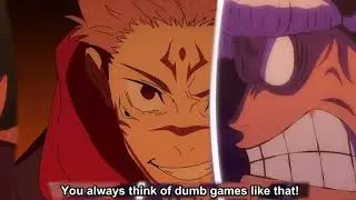 Sukuna making the three captain play chicken