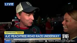Peachtree Road Race director Rich Kenah joins CBS46's Shon Gables and Molly McCollum