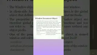JavaScript Tutorial for Beginners-16 in  video we learn Adding Events Handlers, Windows, Browser Obj