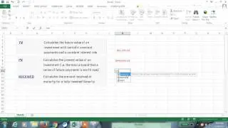 Excel 2013 Tutorial#100 Investment Value Function in Excel