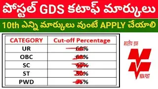 Postal GDS Expected Cutoff Marks 2023 || GDS 2023 Cutoff marks || Gramin dak sevak cutoff marks 2023