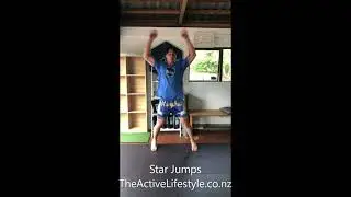 Star Jumps or Jumping Jacks Online Personal Training The Active Lifestyle personal training Mt Eden