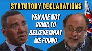 What Andrew Holness, Mark Golding's Statutory Declarations Reveal | Who Is Making Money Who Is Not