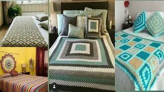 Crochet bed covers design@latesttrends5333