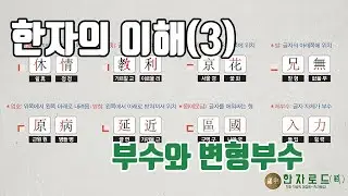 [네이버 한자사전 : 한자로드(路)]한자의 이해(3)부수와 변형부수