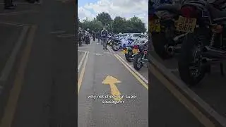 supersausage on my kawasaki gpx600