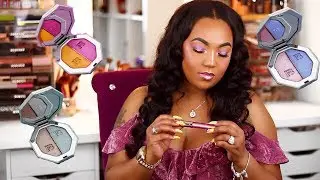 Rihanna Makeup Tutorial | FENTY BEAUTY BEACH PLEASE SUMMER COLLECTION | REVIEW & SWATCHES