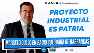 Marcelo Gullo en Radio Solidaria de Barrancas - 26/04/21
