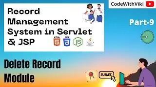 #Part_9 Record Management System Using Servlet & JSP | Delete Record Module