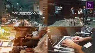 Modern Timeline Slideshow MOGRT   Premiere Pro