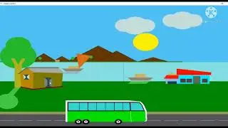 Animated Village || Computer Graphics Project || OpenGL || C++ || Mahadi Chowdhury ||