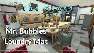 Laundry Days very own Laundry Mat Sims4 Speed Build