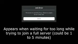 Every Roblox error explained
