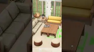 Easy Large Square Coffee Table: Sims 4 Quick Tips Build Tutorial & Hacks 